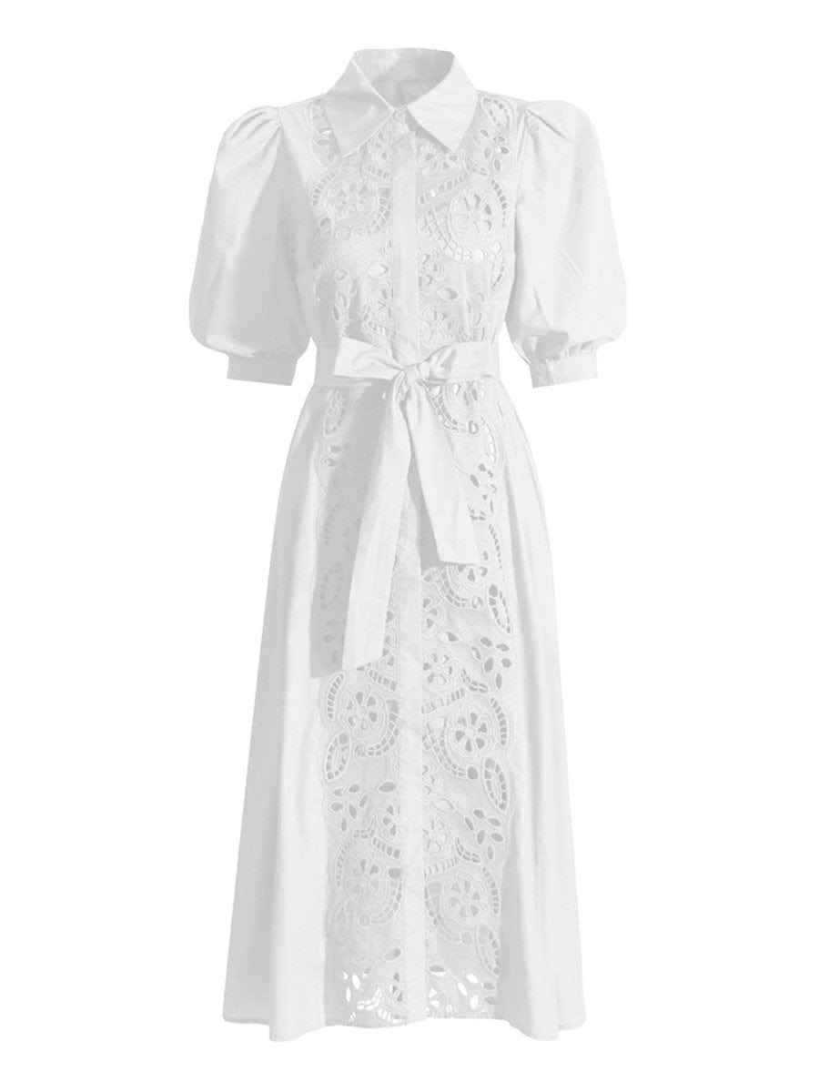 Lace Evelyn Midi Dress