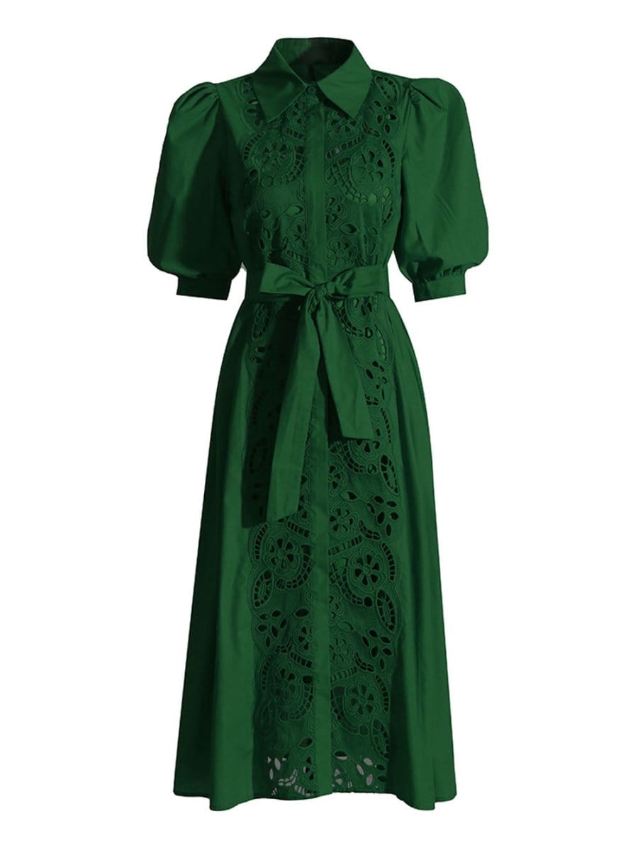 Lace Evelyn Midi Dress