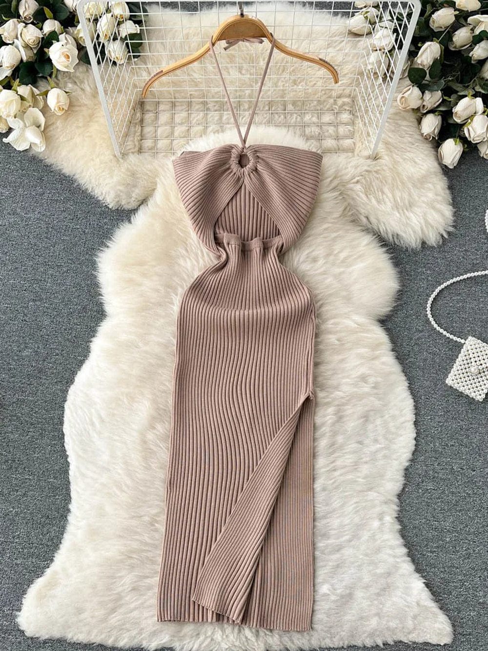 Bodycon Evie Knitted Midi Dress