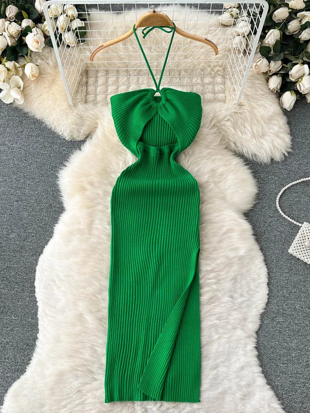 Bodycon Evie Knitted Midi Dress