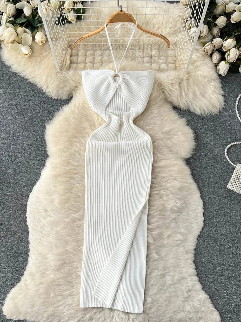 Bodycon Evie Knitted Midi Dress