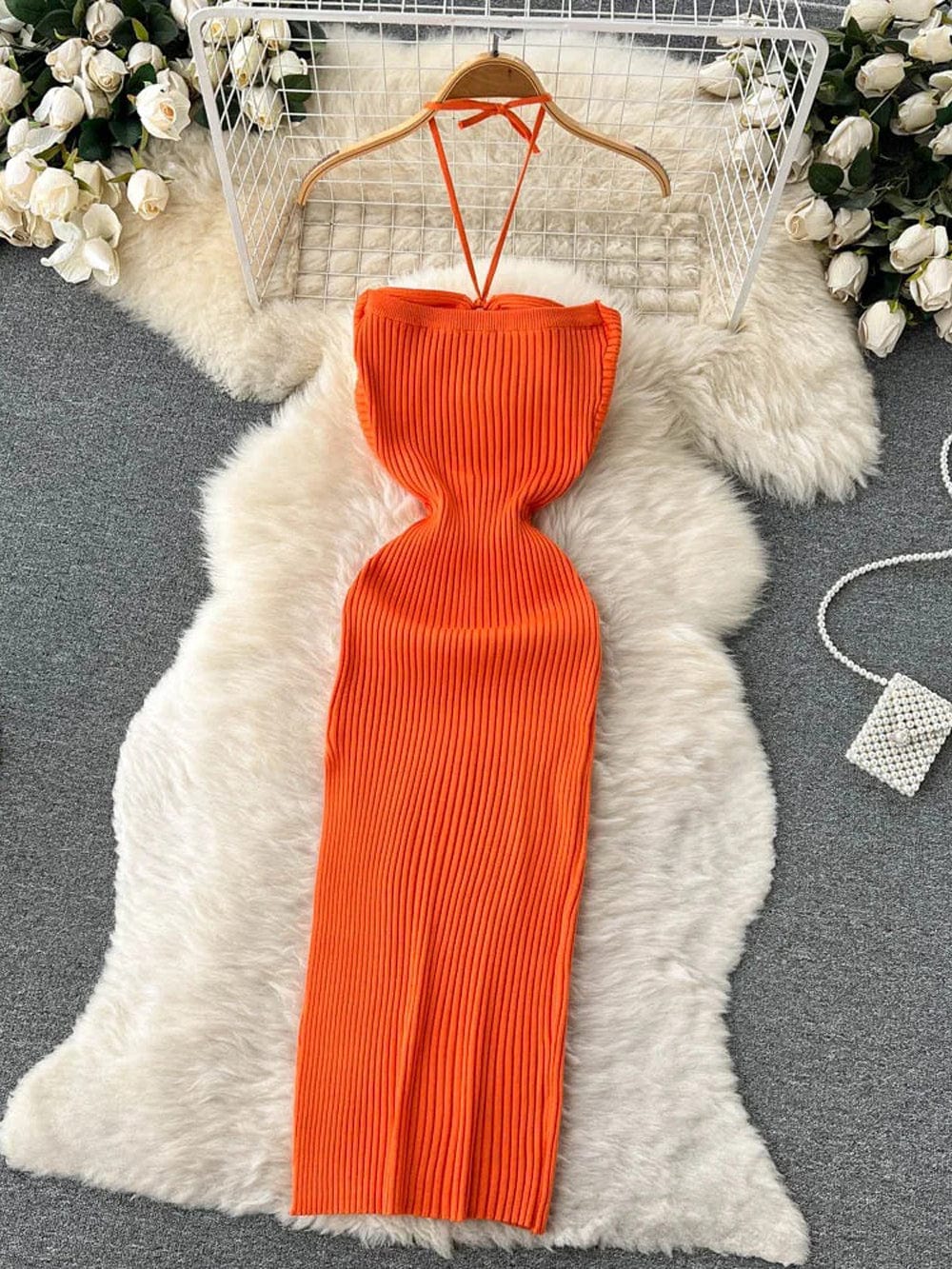 Bodycon Evie Knitted Midi Dress