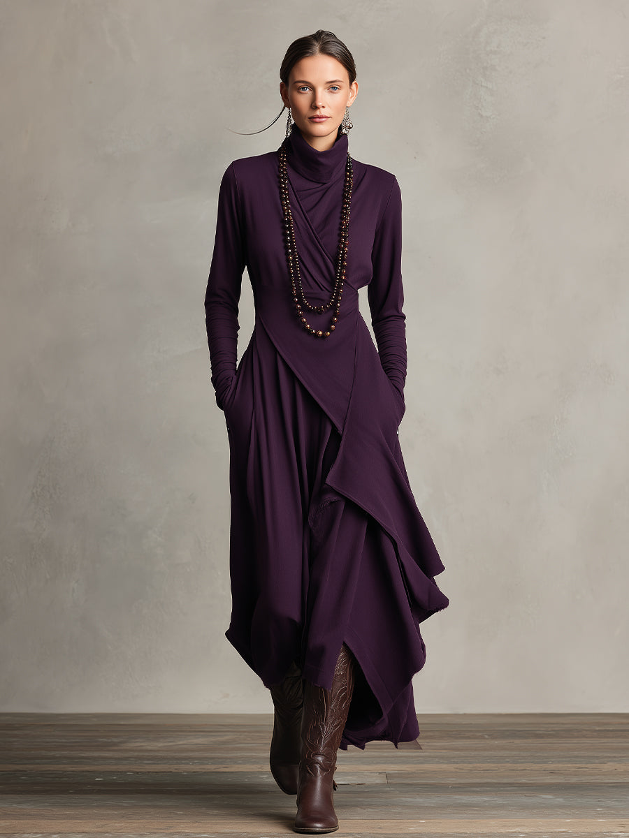 Natalie | Refined Draped Dress