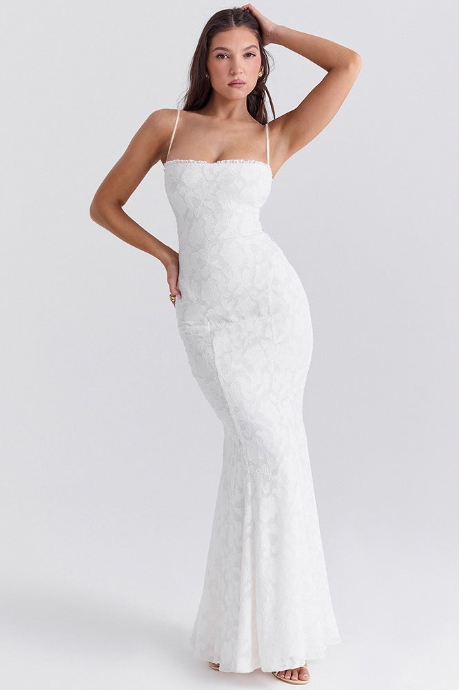 Strappy Edition Backless Bodycon Maxi Dress