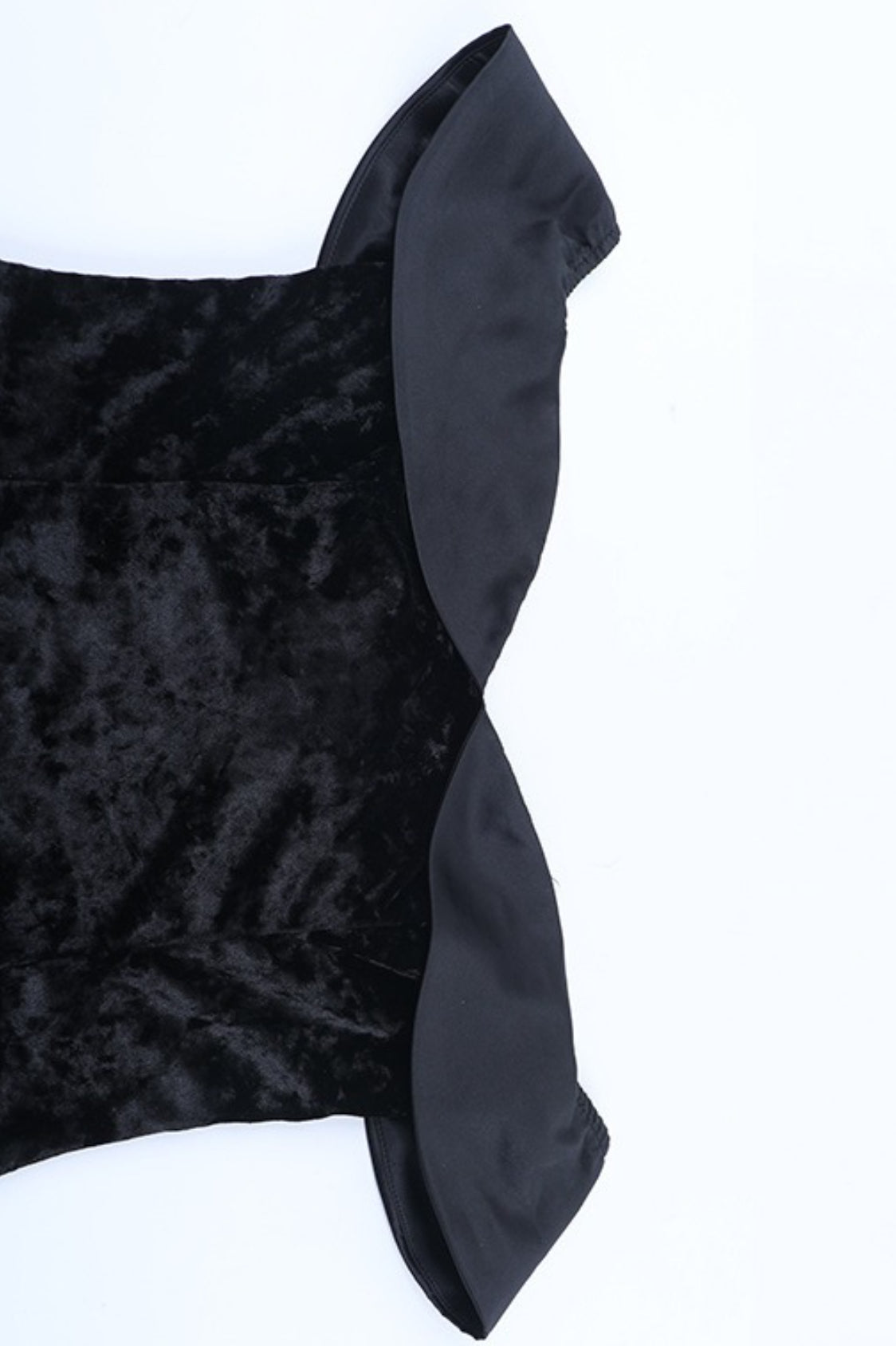 Attractive Off Shoulder Backless Velvet Bodycon Mini Dress