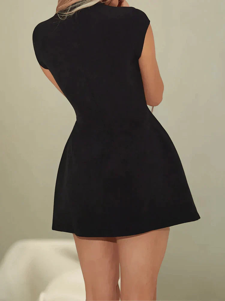 Exclusive Carmen Trendiges Mini Dress Mit Kapuzen��rmeln Elevated Occasion Wear