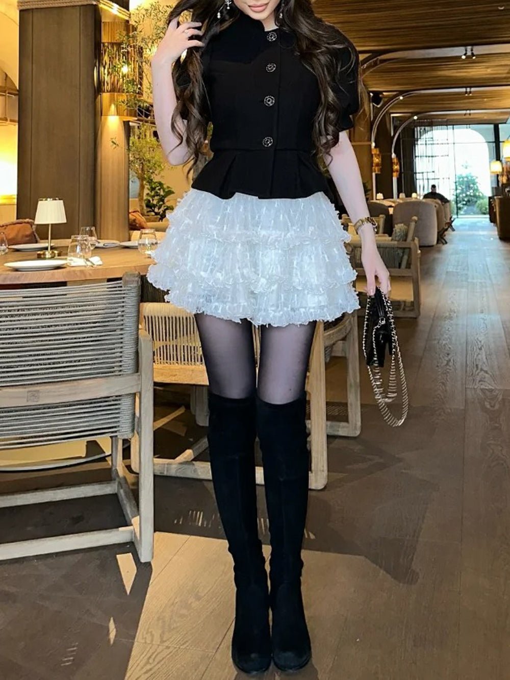 Short Freya Sleeve Mini Dress