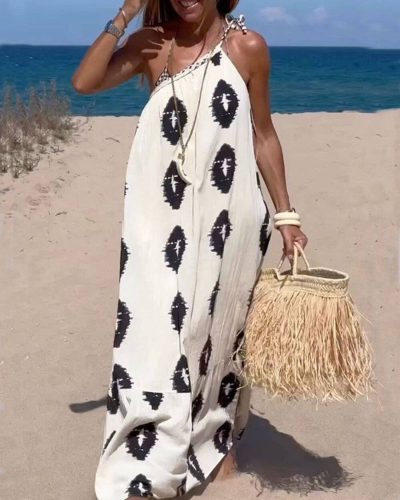 Lucía Refined Maxi Dress in a Relaxed Fit for Women Wardrobe Essential