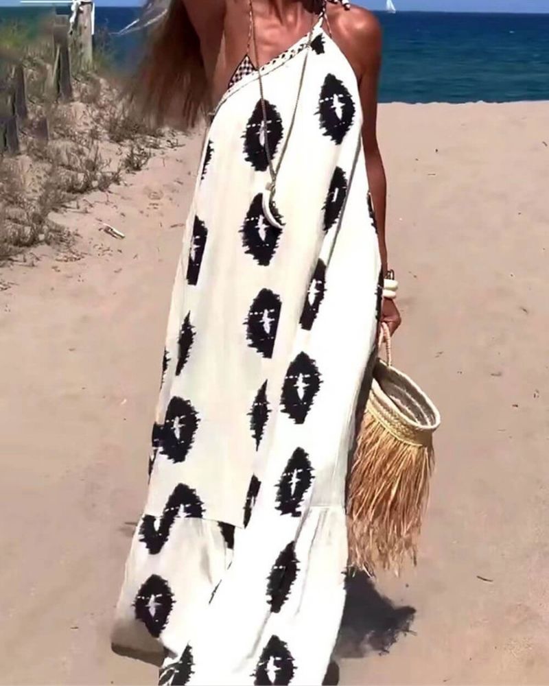 Lucía Refined Maxi Dress in a Relaxed Fit for Women Wardrobe Essential