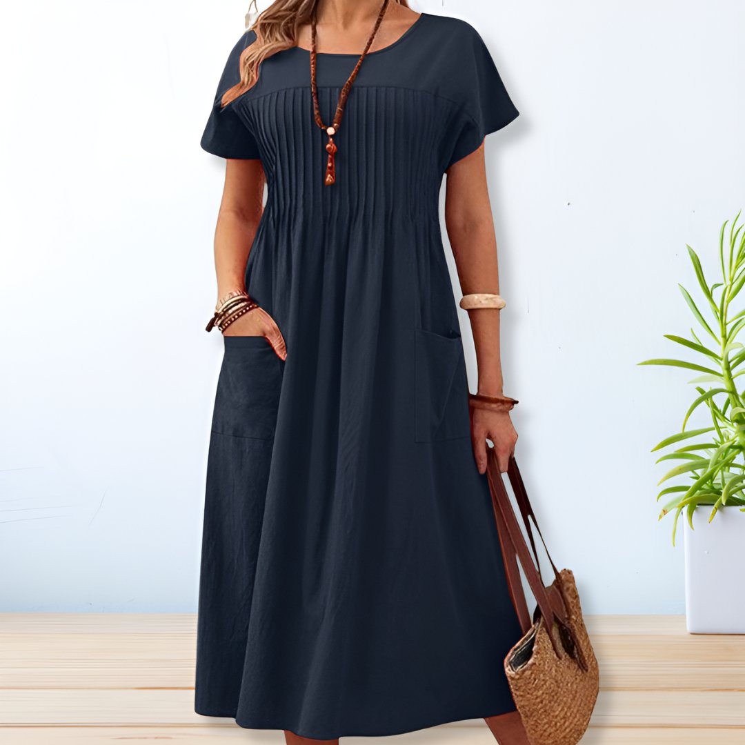 Yolaina Chic Maxi Dress for Women Brunch Outfit Idea