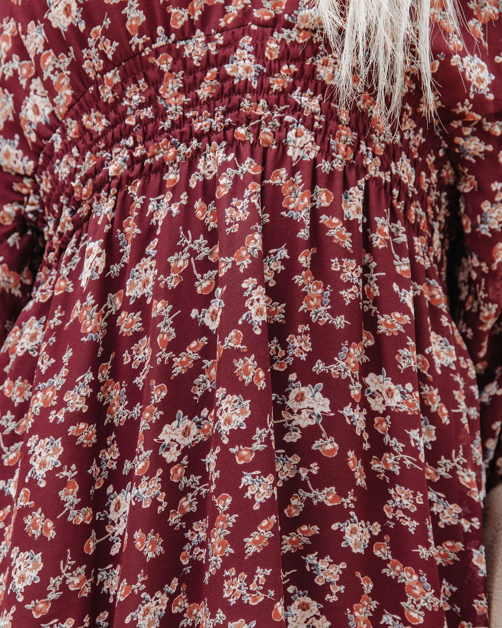 Hailey Flower High Low Midi Dress