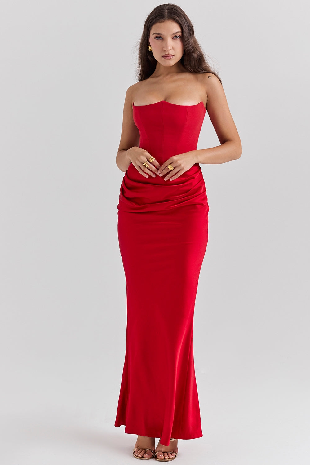 Virginia Boutique Premium Maxi Dress Chic Silhouette Collection