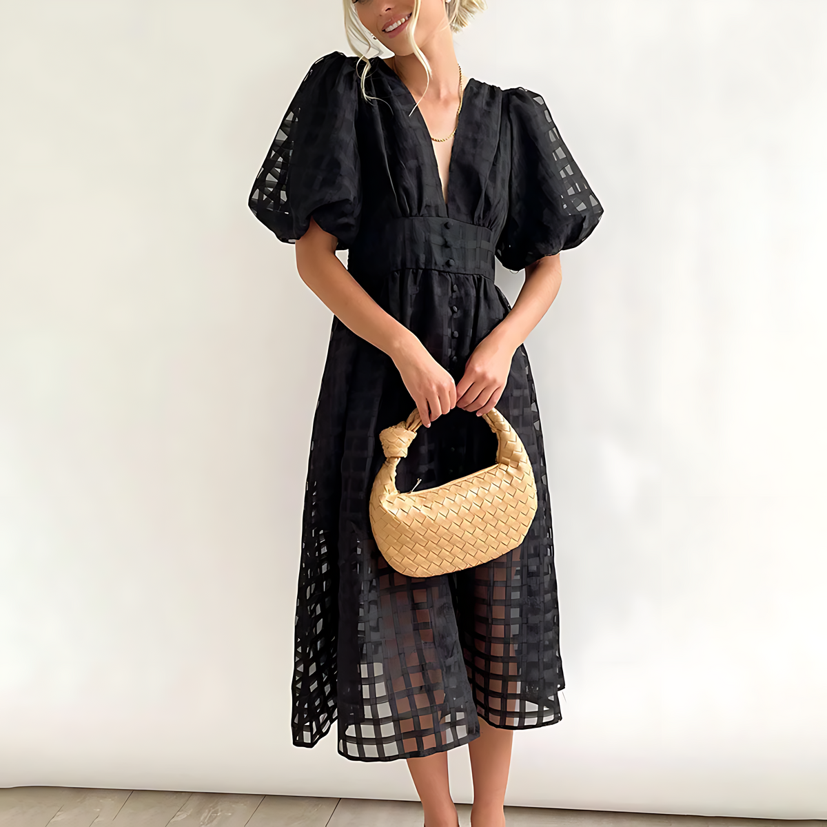 Julia Graceful Summer Midi Dress