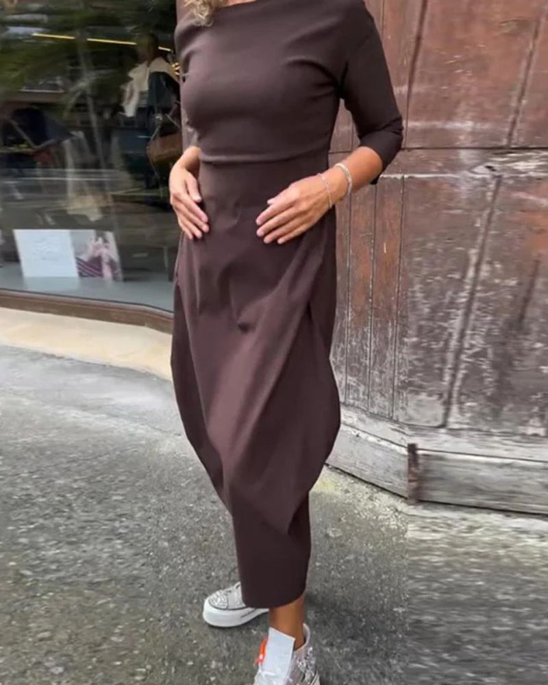 Antonia Graceful Flowing Maxi Dress for Women Feminine Flowy Style