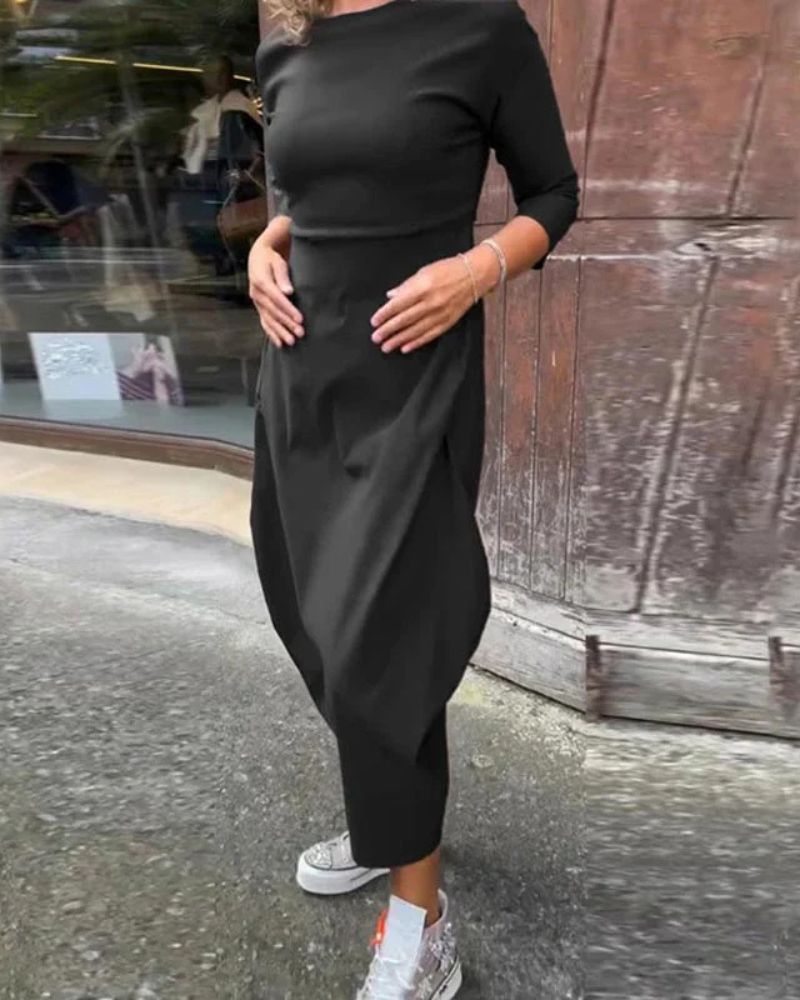 Antonia Graceful Flowing Maxi Dress for Women Feminine Flowy Style