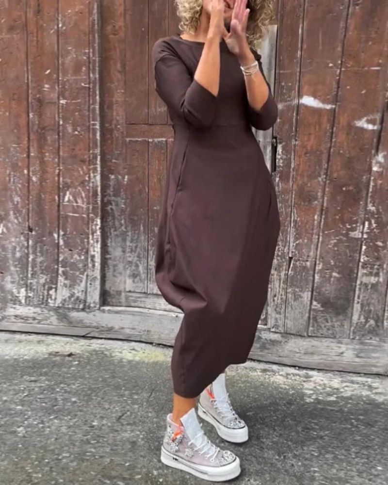 Antonia Graceful Flowing Maxi Dress for Women Feminine Flowy Style