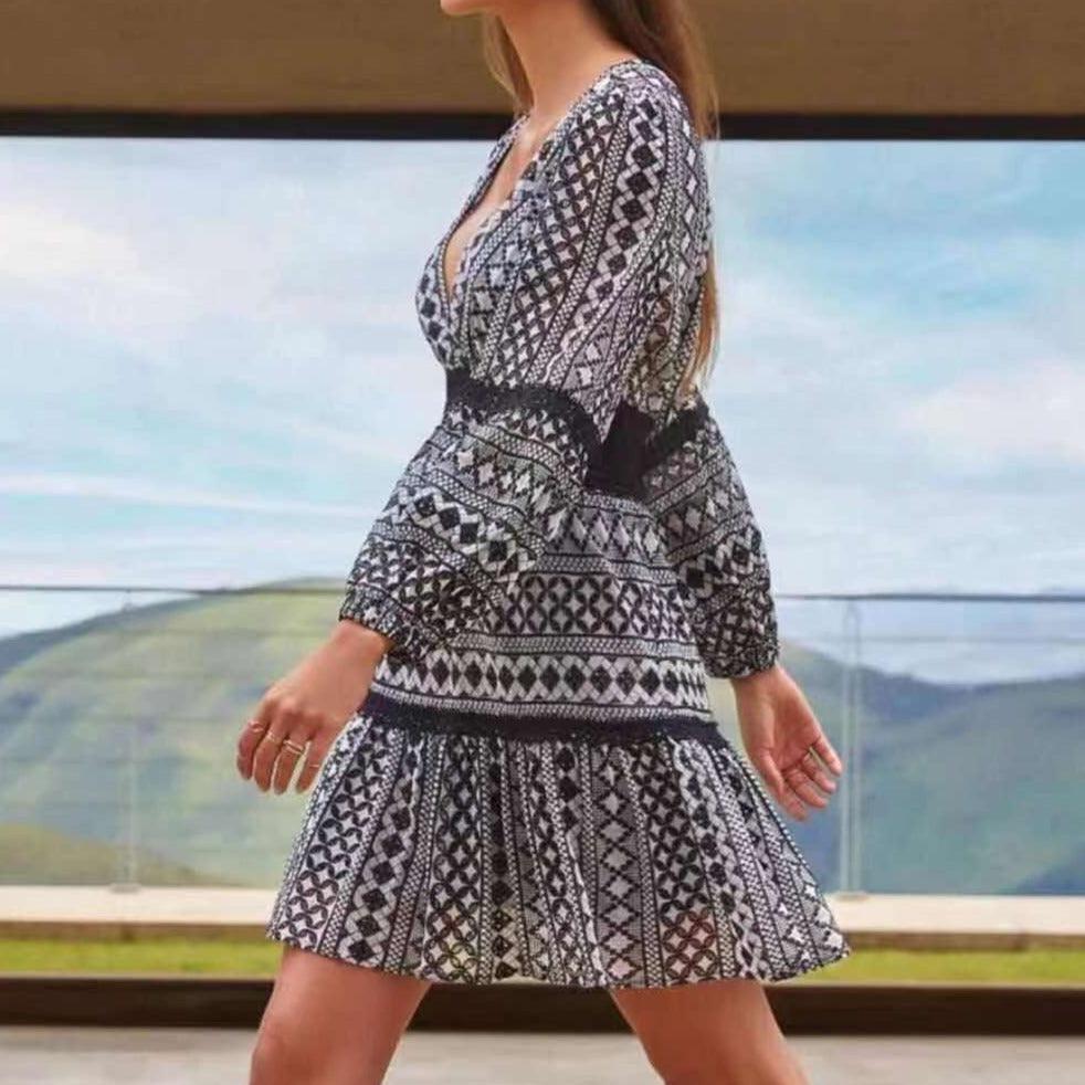 Eyelet Ivanna Mini Dress