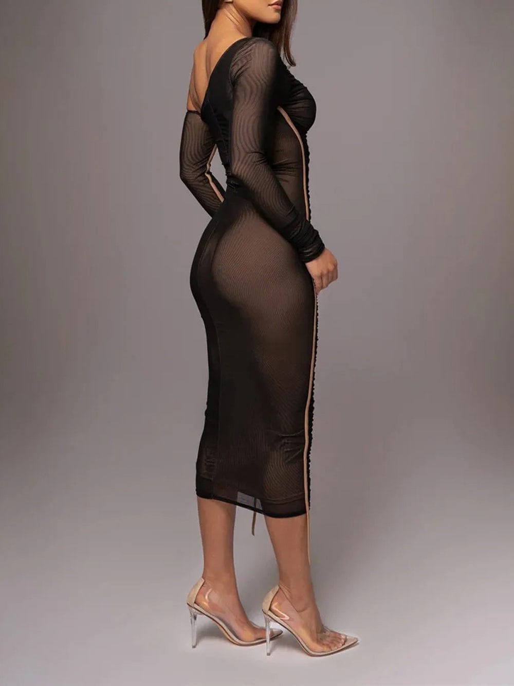 Backless Jade Bodycon Midi Dress