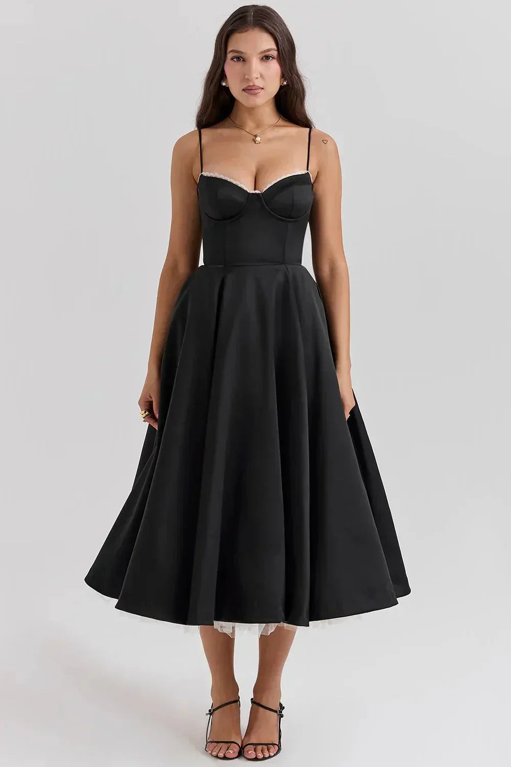 Daniela Graceful Midi Dress for Women Sophisticated Look