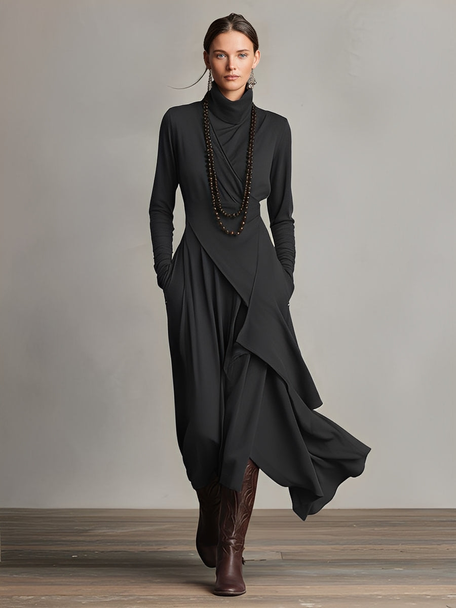 Natalie | Refined Draped Dress
