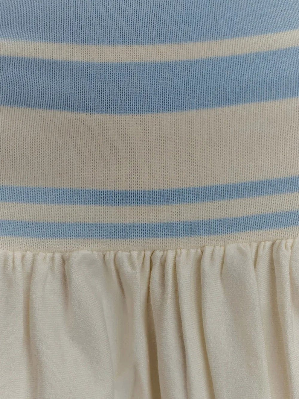 Striped Lana Ruffle Mini Dress