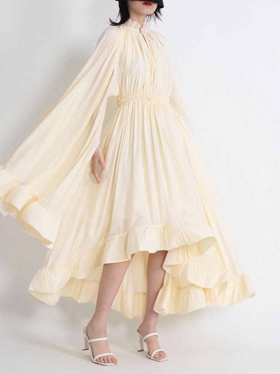 Ruffle Naomi Midi Dress