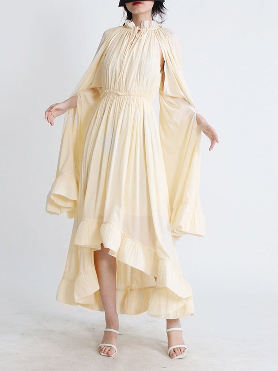 Ruffle Naomi Midi Dress
