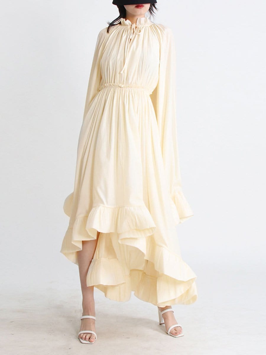 Ruffle Naomi Midi Dress