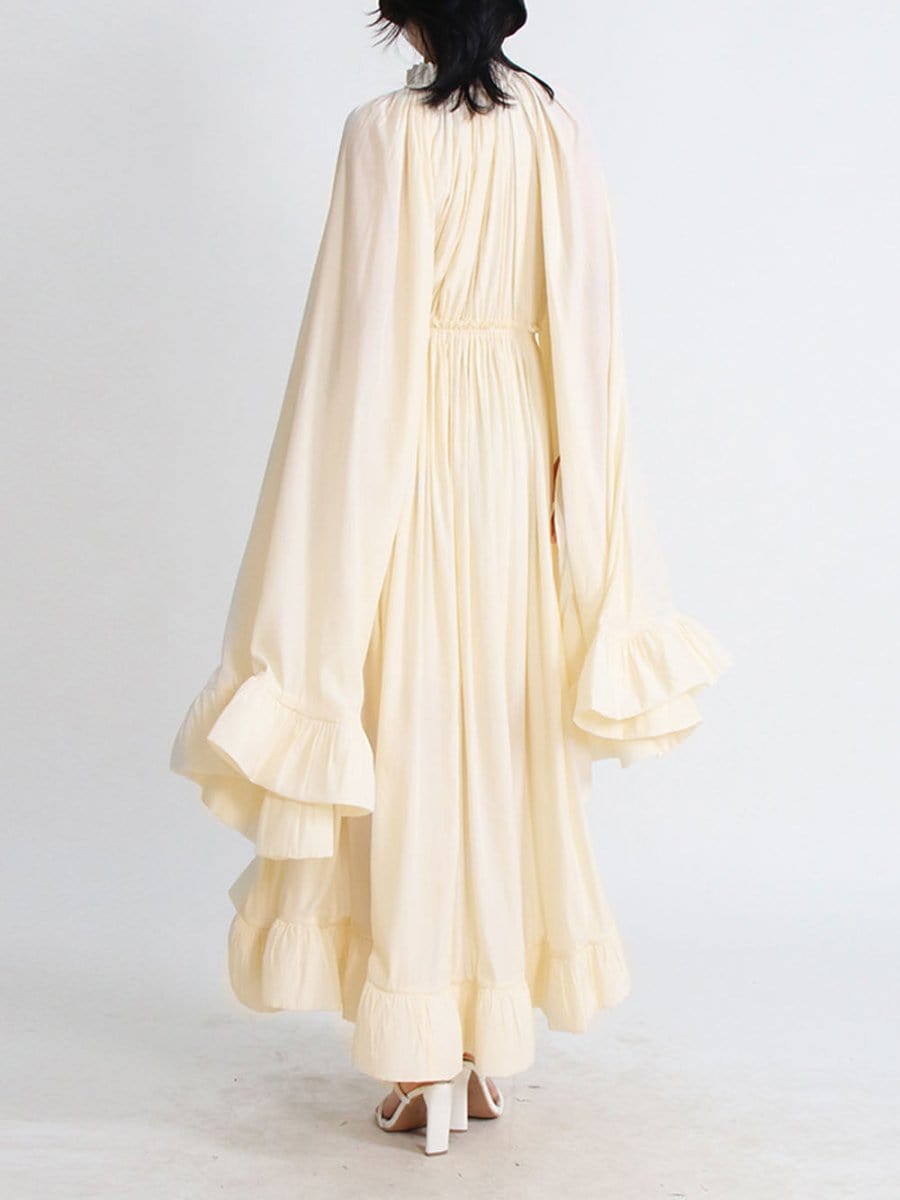 Ruffle Naomi Midi Dress
