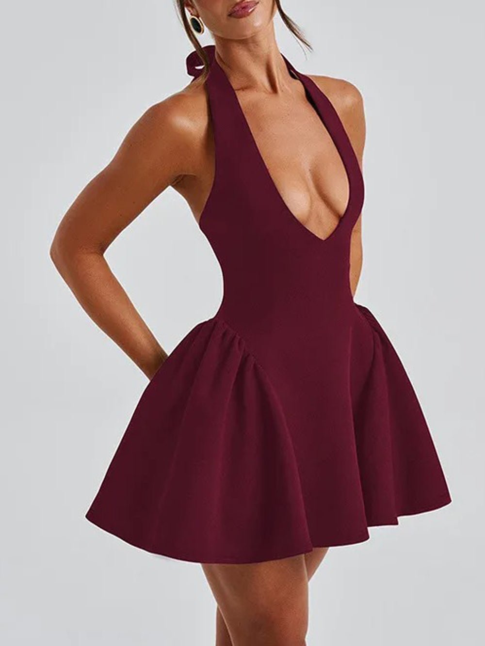 Sleeveless Olive Mini Dress