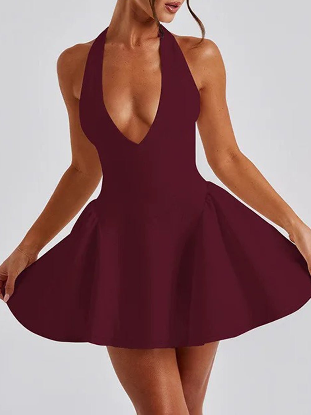 Sleeveless Olive Mini Dress