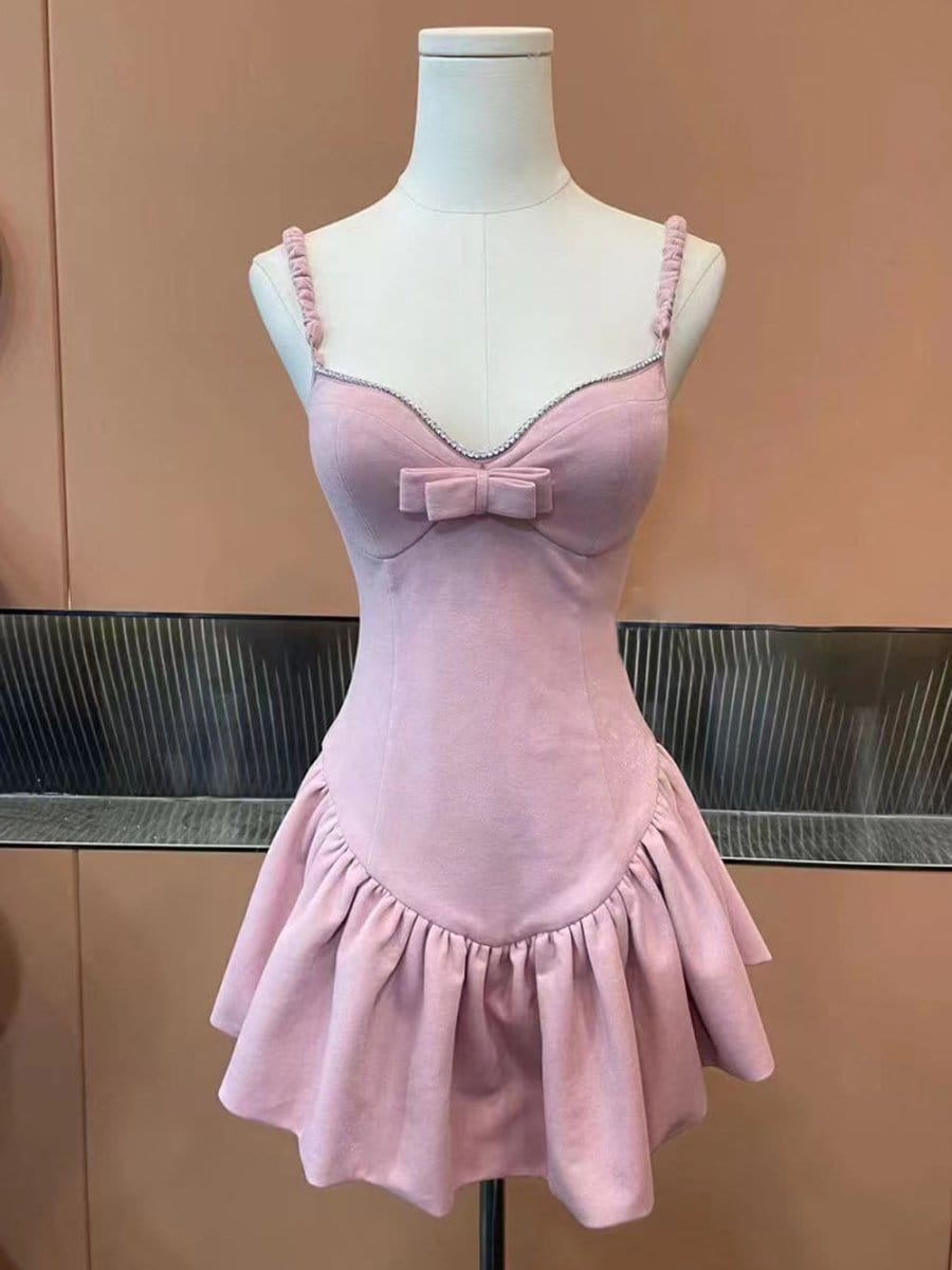Sleeveless Olivia Playsuit Mini Dress