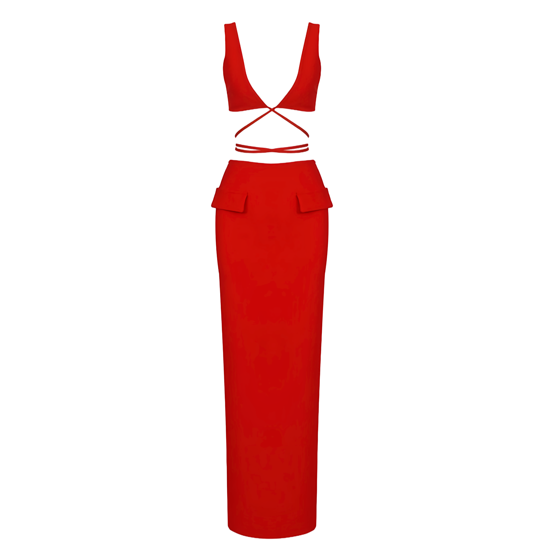 Defiantly Bold Maxi Evening Elegance