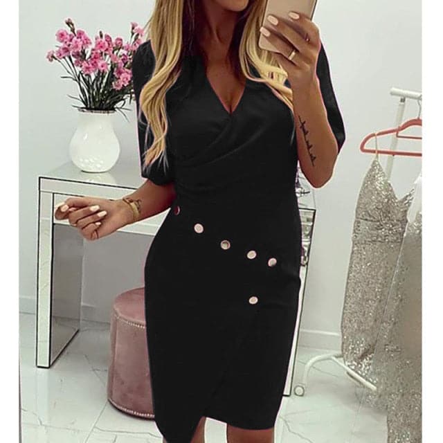 Women Dress Lace Hollow Backless Graceful Party Chic Retro Dress