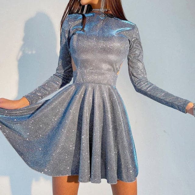 Fashion NEW Bling Glitter Dress