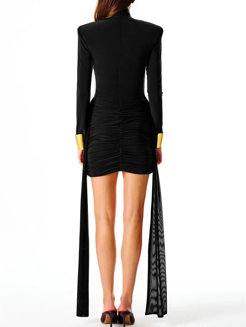 Long Sophia Sleeve Mini Dress