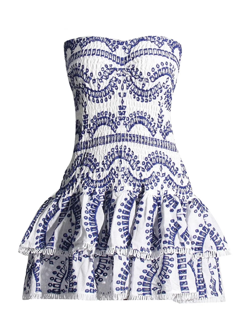 Sleeveless Sophia Spliced Ruffles Mini Dress