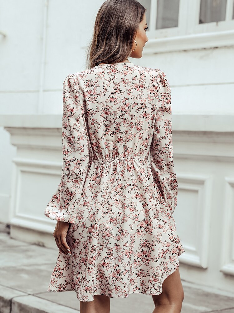 Paloma Minimalist Bloom Mini Dress Designer Edit