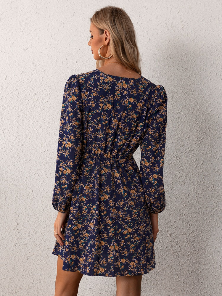 Paloma Minimalist Bloom Mini Dress Designer Edit