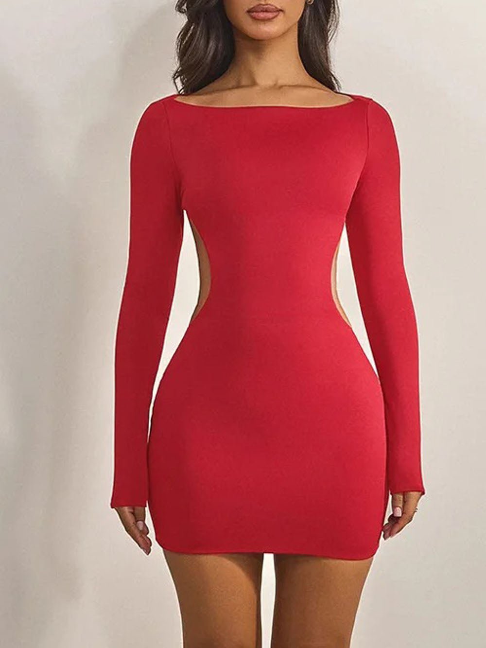 Backless Valeria Bow Mini Dress