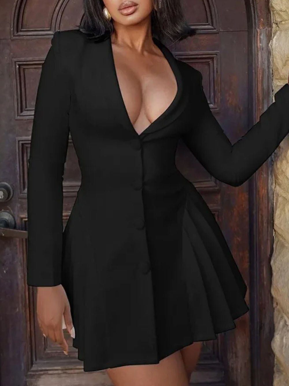 Single Valeria Breasted Mini Dress