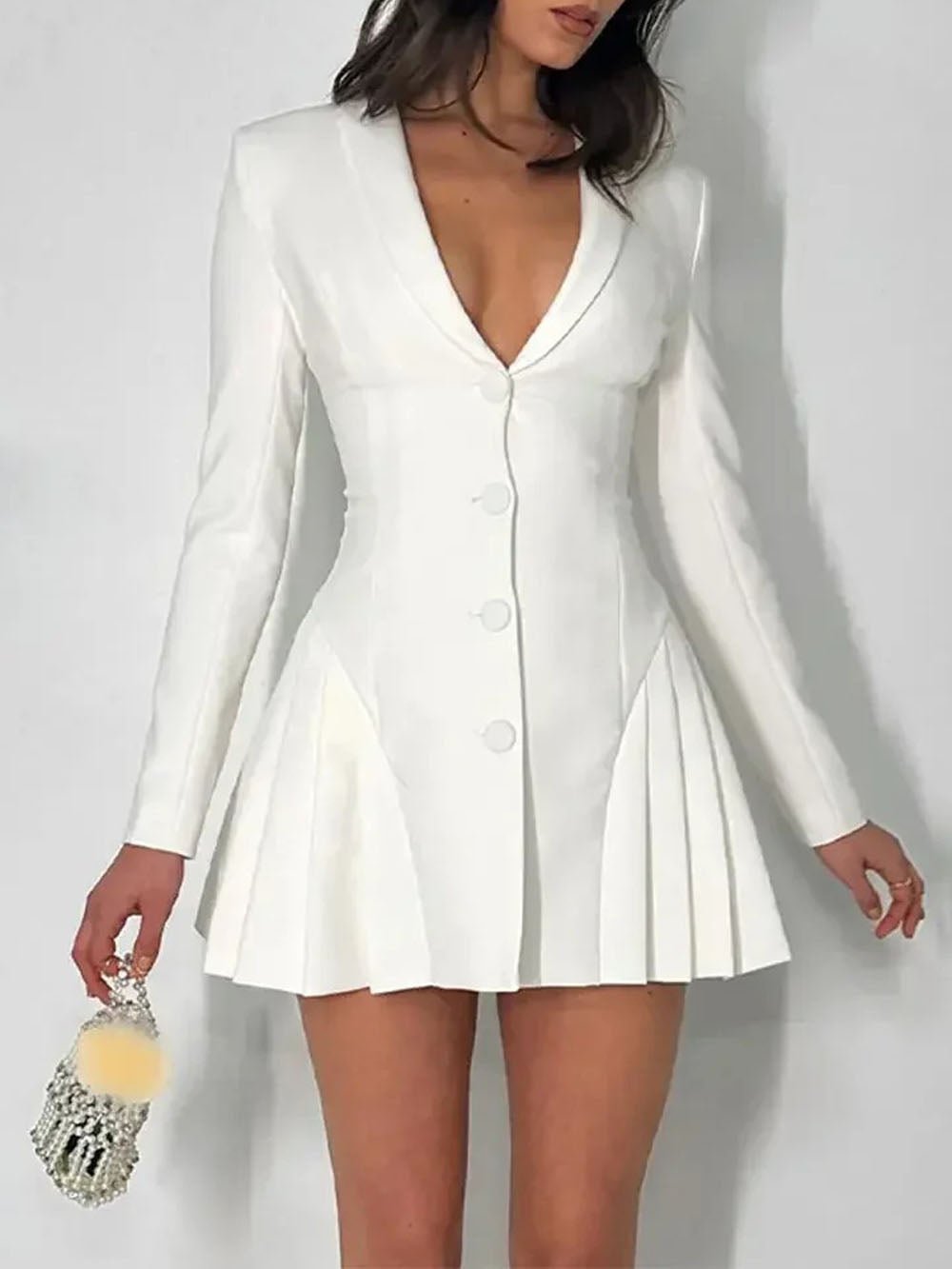 Single Valeria Breasted Mini Dress