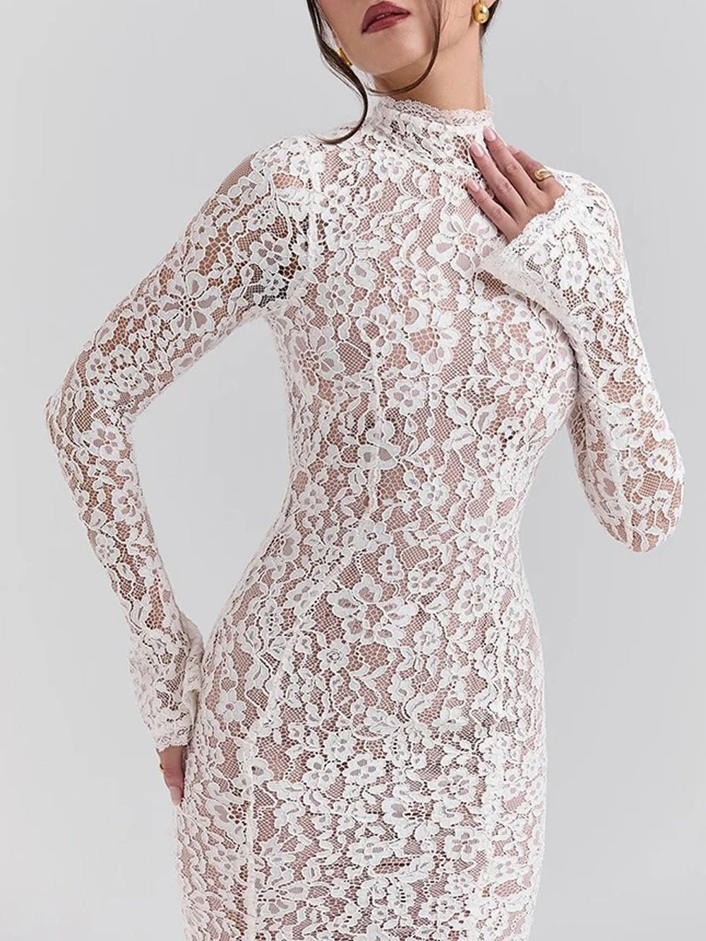 Long Ximena Sleeve Midi Dress