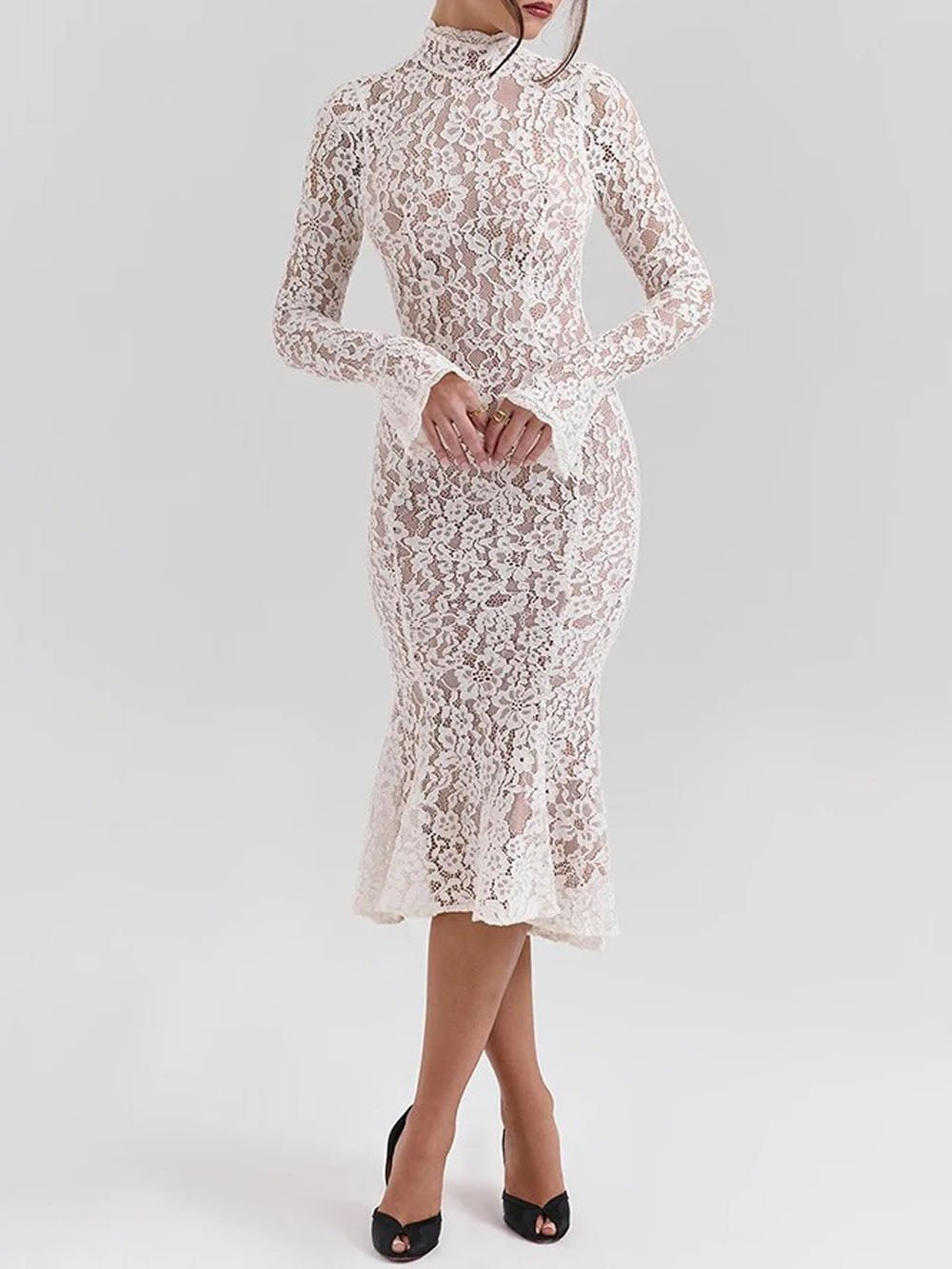 Long Ximena Sleeve Midi Dress