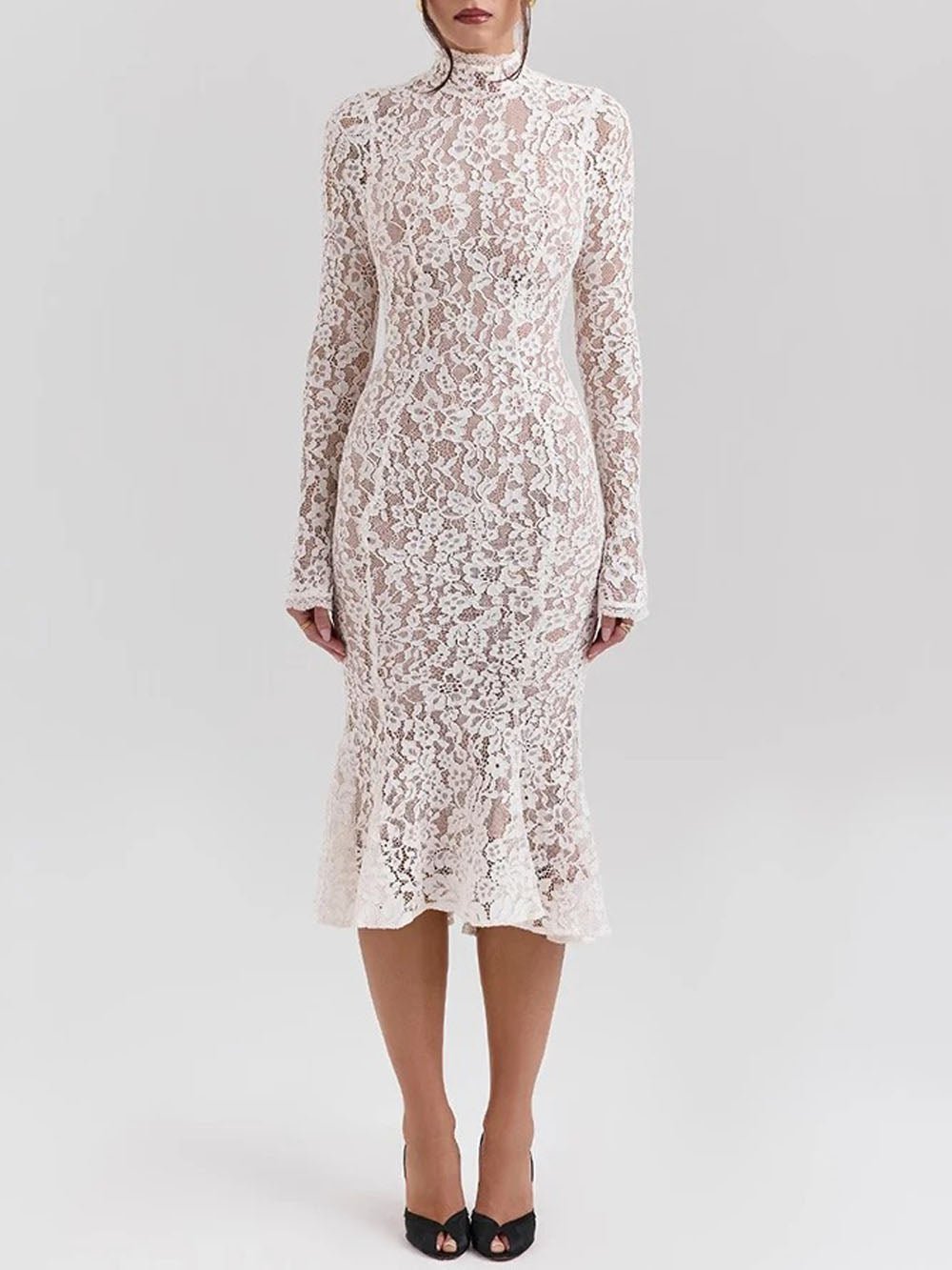 Long Ximena Sleeve Midi Dress