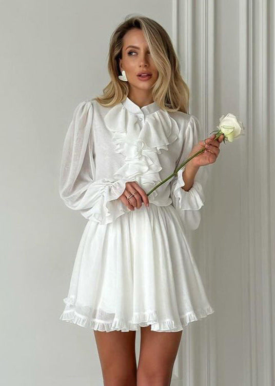 Charm Parisian Ruffled Mini Dress
