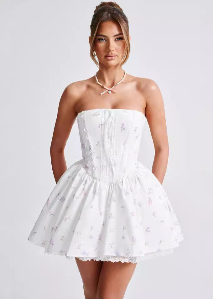 Strapless Isla Corset Mini Dress