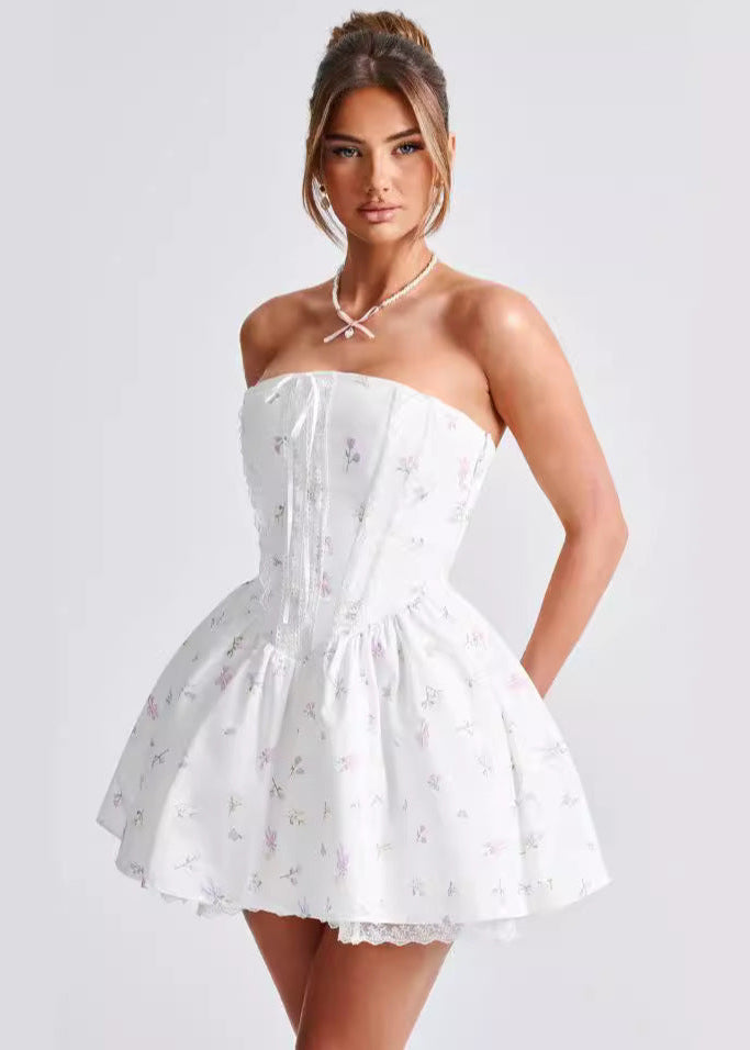 Strapless Isla Corset Mini Dress