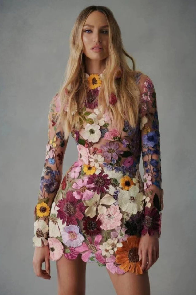 Lynn Amy Backless Mini Dress