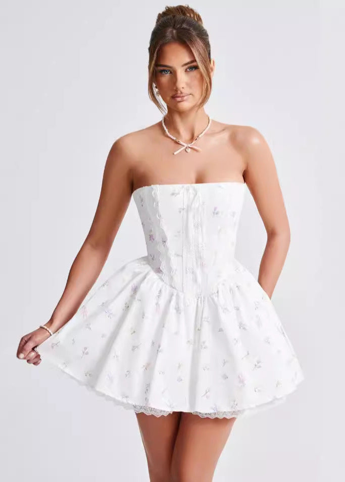 Strapless Isla Corset Mini Dress